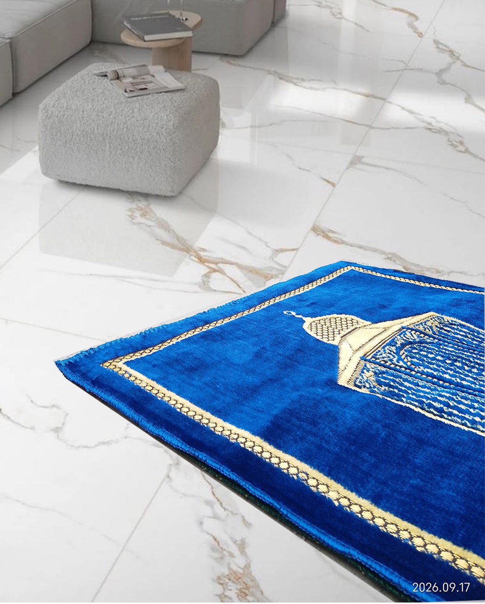 Royal Blue Prayer Mat - Image 2