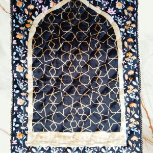 Black Quilted Premium Prayer Mat