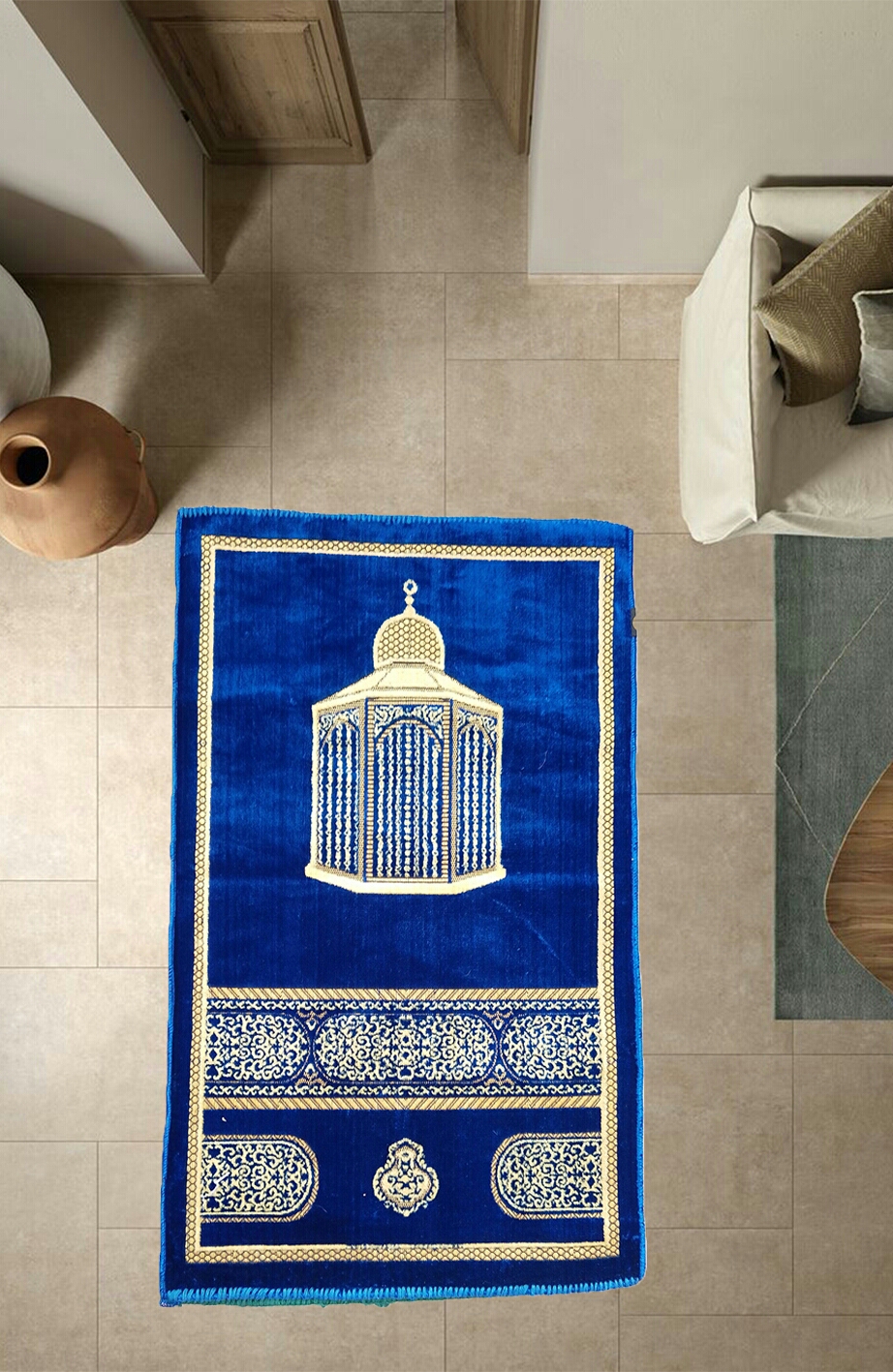 Royal Blue Prayer Mat - Image 3